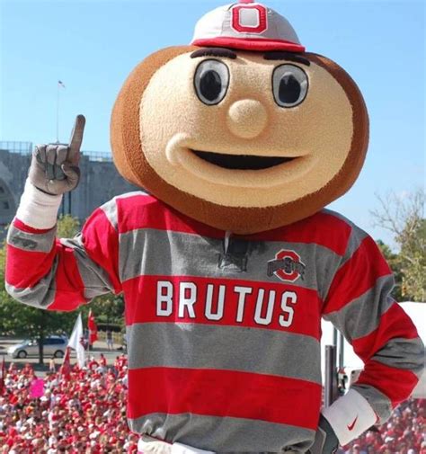 Ohio State Buckeyes mascot, Brutus. Ohio State Mascot, Ohio State ...