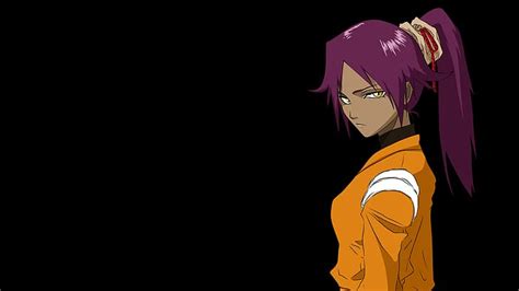 HD wallpaper: Shihouin Yoruichi, Bleach, purple hair | Wallpaper Flare