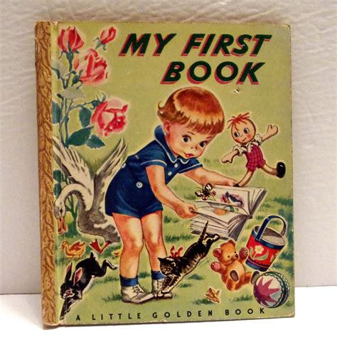 Little Golden Book - Vintage - My First Book - Children's Book - 1942 ...