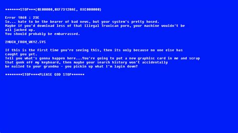 Blue Screen Error Wallpaper (72+ images)