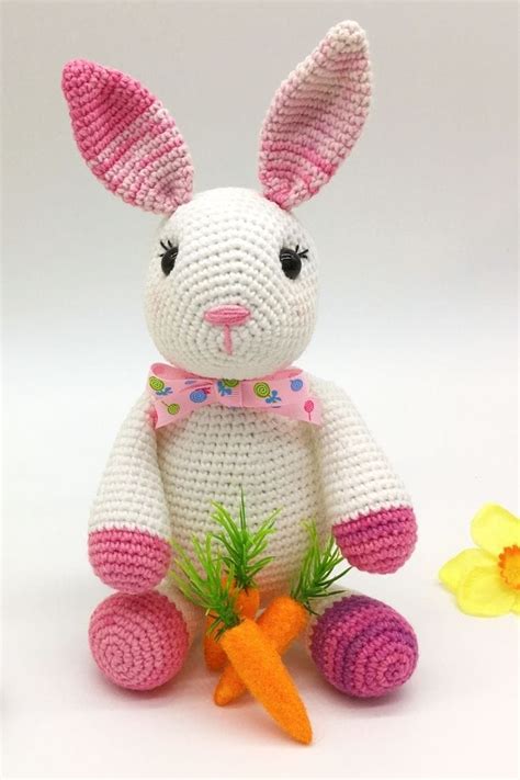 Free Crochet Bunny Rabbit Pattern - Cuddly Stitches Craft