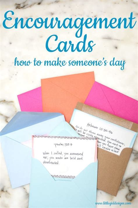 Encouragement Cards Plus a Free Printable | Jennie Moraitis ...