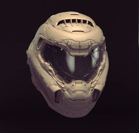 ArtStation - Doom Slayer Helmet