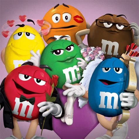 M & M's on Valentine's Day | M&m characters, Happy valentine, Favorite ...