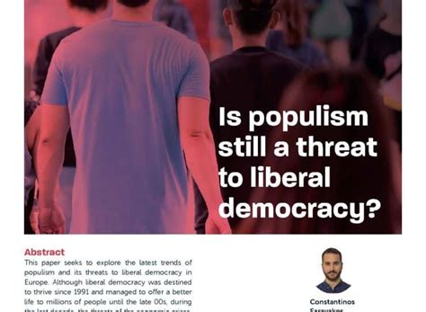 Is populism still a threat to liberal democracy? - The European Liberal ...