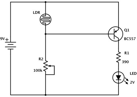 LDR Circuit Diagram