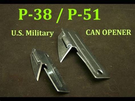 P-38 U.S. Military "John Wayne" Survival Can Opener - YouTube