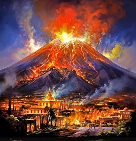 Pompeii Mount Vesuvius Eruption 79 Ad