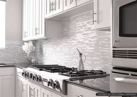 25+ White "MODERN" Backsplash Ideas (Contemporary Design Style ...