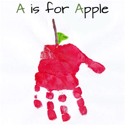 Alphabet Handprint Art | Handprint art, Letter a crafts, Daycare crafts