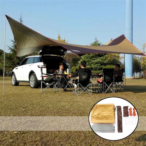 OhhGo Outdoor Waterproof UV-Resistant Camping Tarp Folding Portable ...