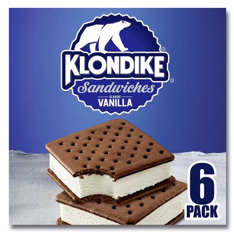 Klondike Ice Cream Sandwich Vanilla 6CT | Garden Grocer