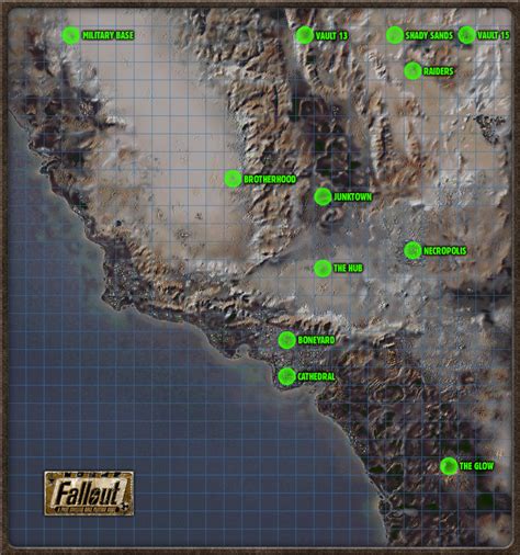 Fallout 1 Full Map - coolrfile