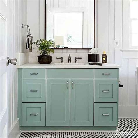 01 Gorgeous Bathroom Cabinet Remodel Ideas in 2020 | Painting bathroom ...