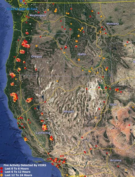 Oregon Wildfires Map Burning Now