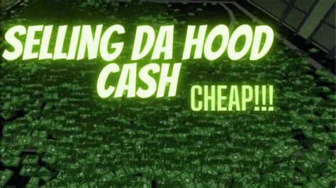 Selling Da Hood Cash (CHEAP) 💲 - YouTube