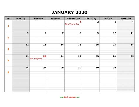 Free Printable Extra Large Calendars | Calendar Template 2023