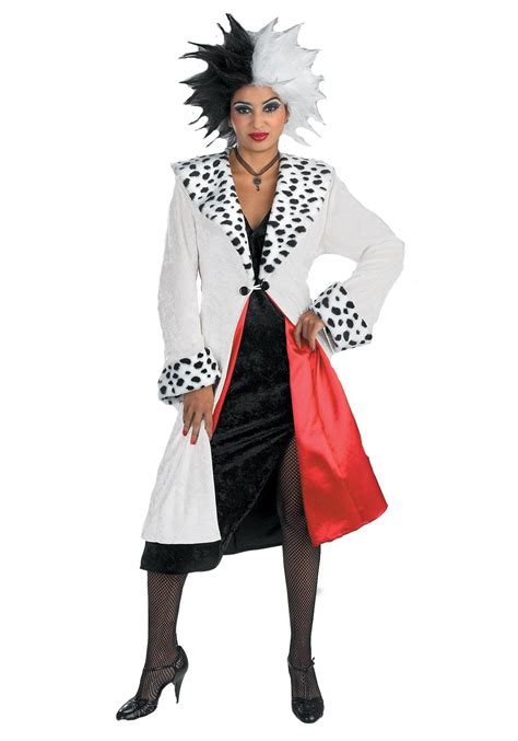 Cruella de Vil Prestige Costume - Womens Disney Costumes