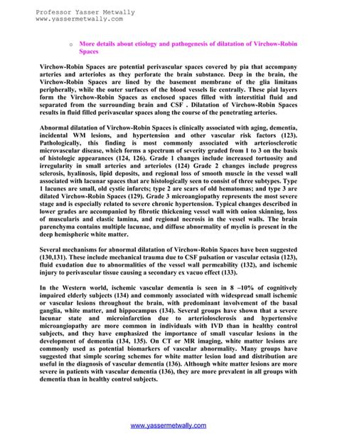 Radiological pathology of ischemic microvascular brain disease…An update