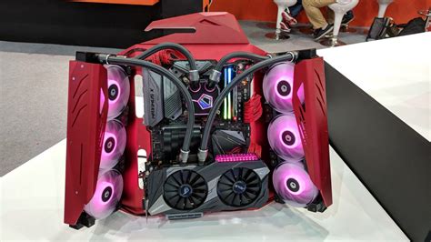 Computex 2018 - ASUS ROG build. The color scheme is great and the ID ...