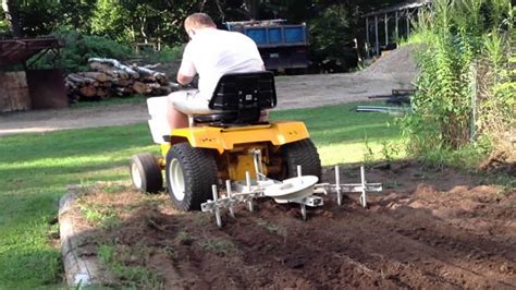 6 Photos Tow Behind Tiller Garden Tractor And Review - Alqu Blog