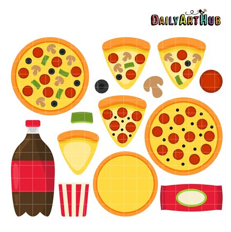 Pizza Party Clip Art Set – Daily Art Hub – Free Clip Art Everyday ...