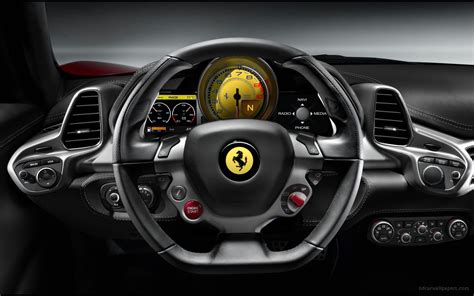 Ferrari 458 Italia Interior Wallpaper - HD Car Wallpapers #738