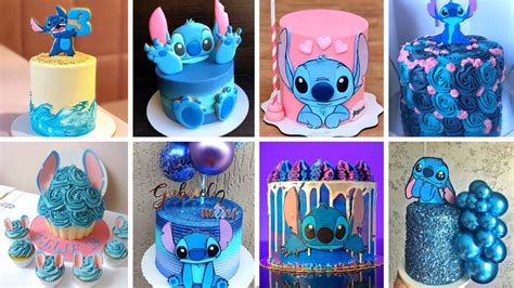 STITCH CAKE Ideas | Lilo & Stitch Birthday Cake Decorations 💫 - YouTube