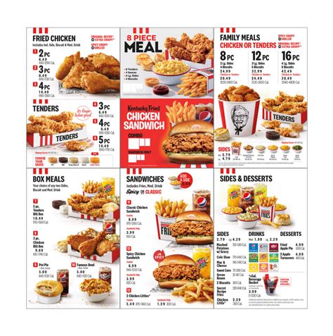 KFC Restaurant Menu: Explore Delectable Delights and Finger-Lickin ...