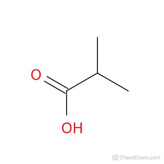 ISOBUTYRIC ACID Structure - C4H8O2 - Over 100 million chemical ...