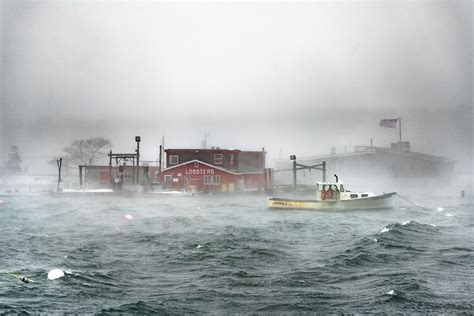 Nor'Easter at Cook's Lobster | Coast of Maine Photography by Benjamin ...