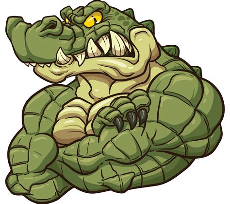 Crocodile clipart alligator mascot, Crocodile alligator mascot ...