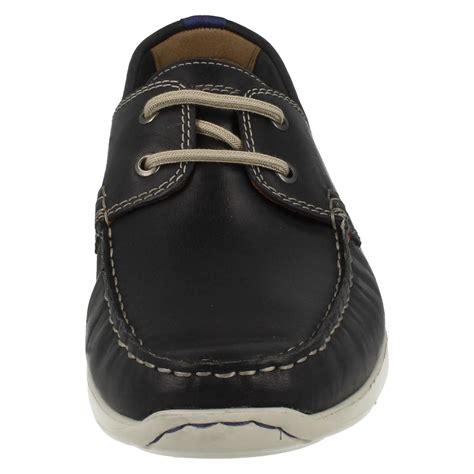 MENS CLARKS EXTRALIGHT LACE UP LEATHER EVERYDAY BOAT SHOES KARLOCK STEP ...