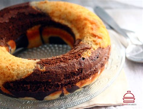 Chocolate and Vanilla Swirl Cake Recipe