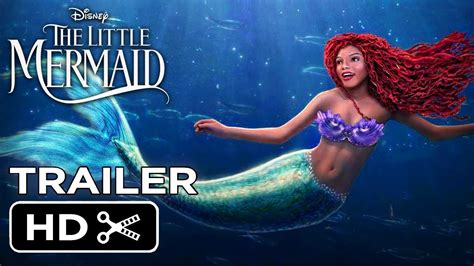 The Little Mermaid (2023) Live Action Teaser Trailer Concept - Halle ...