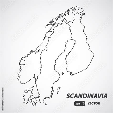 Map Denmark Sweden Norway - Share Map