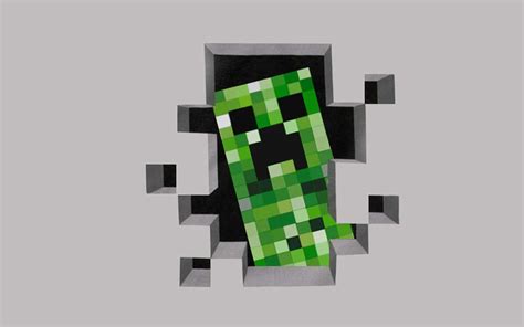 Wallpaper Minecraft Creeper Face Wallpaper Minecraft Logo We hope you ...