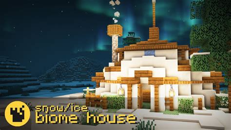 Minecraft: Snow Biome House (Tutorial) - YouTube