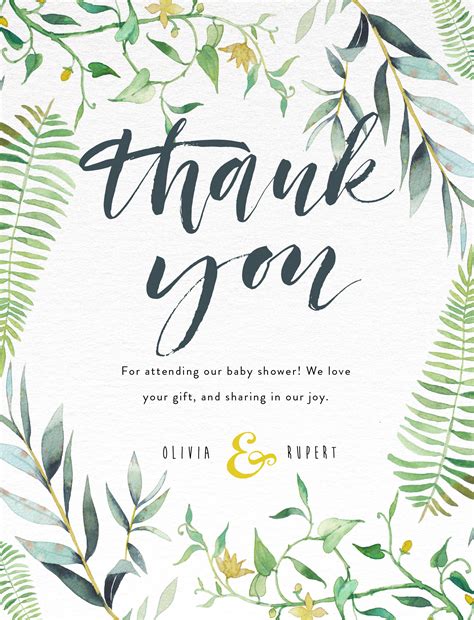 Baby Shower Thank You Cards | Paperlust