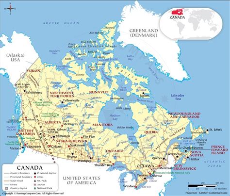 Canada Map, Map of Canada