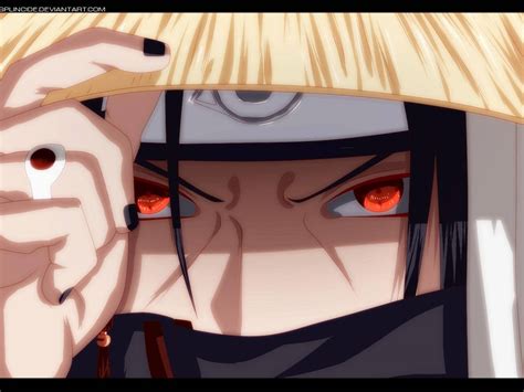 Download Akatsuki Itachi With Sharingan Wallpaper | Wallpapers.com