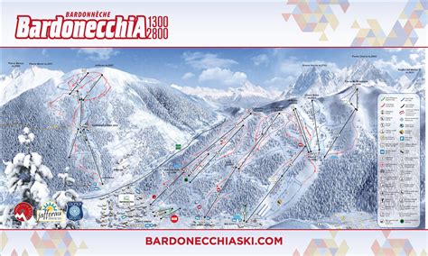 Bardonecchia Trail map - Freeride