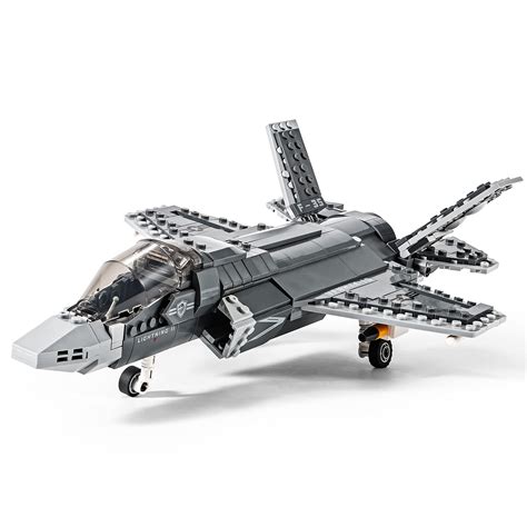 Military MOC Stealth Fighter Jet F-35 Aircraft Bricks Toys | lupon.gov.ph