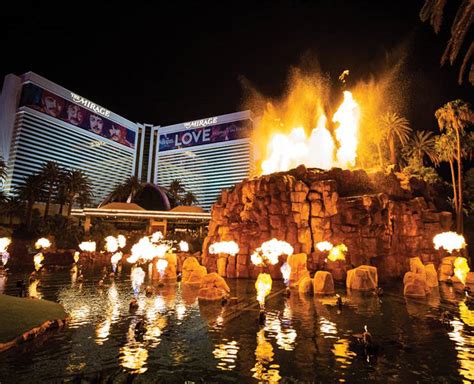 The Mirage volcano is a fiery attraction on the Las Vegas Strip - Las ...