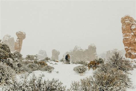 Arches National Park Elopement in the Snow | Jesse & Jake - Erin Wheat Co.