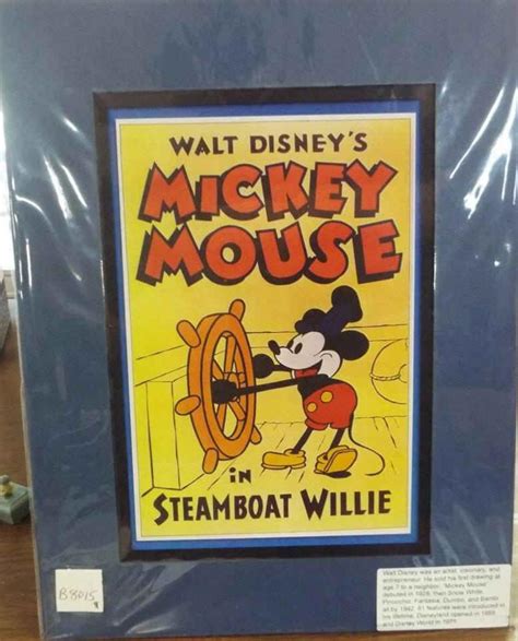 Lot - Steamboat Willie Poster