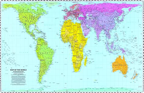 The Peters' Projection World Map | New Internationalist