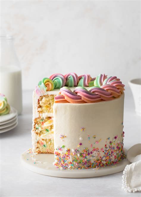 Rainbow Sprinkle Cake - Style Sweet