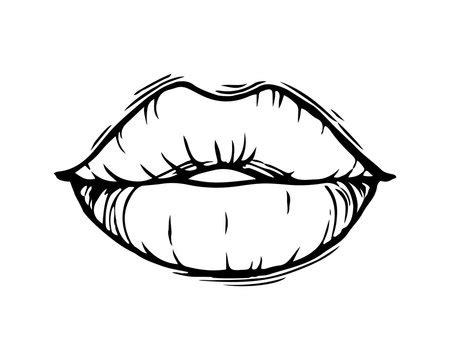 Lips Outline Vector | Lipstutorial.org