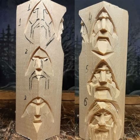 Face carving tutorial | Dremel wood carving, Dremel carving, Wood ...